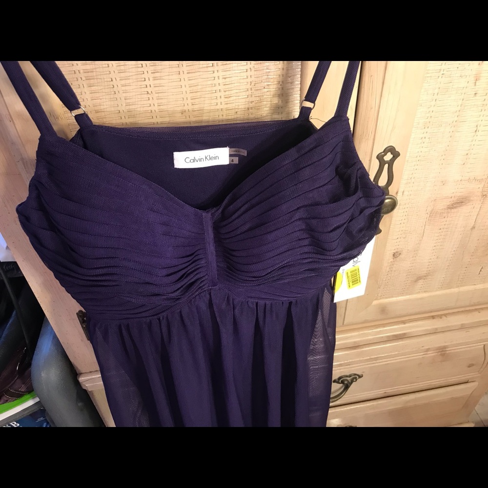 NWT Calvin Klein Purple Dress size 4